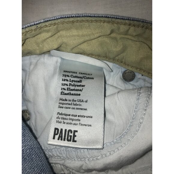 Paige Womens “Kylie Corp” Light Blue Distressed Denim Jeans - Picture 9 of 10